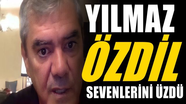 Yılmaz Özdil'den Sevenlerini Üzen Haber